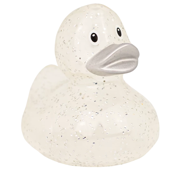 Paperella Da Bagno Duckshop Smiley Ash 8 Cm | Con Portachiavi Incluso | Giocattolo In Vinile Per Bambini 18+ Mesi - 4
