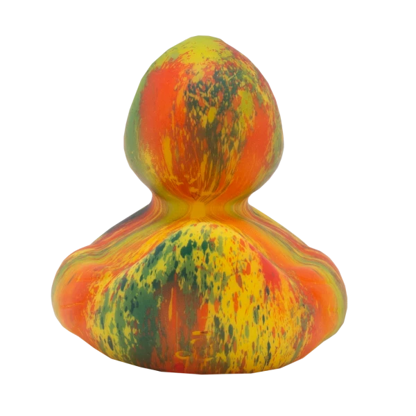 Lilalu Anatra Barman In Gomma, 8 Cm, Regalo Simpatico E Da Collezione